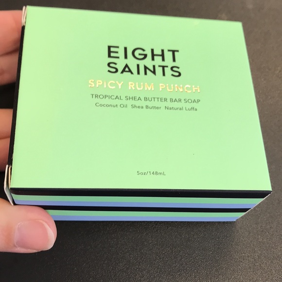 Brand new Eight Saints spicy rum punch tropical Shea butter bar soap - Picture 3 of 4